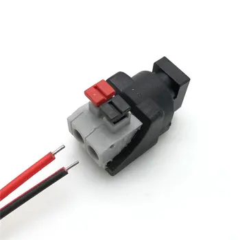 1Pcs Advanced DC Female Connector Power Adapter Plug Connectors For 5050/3528 Single Color LED Strip Light
1Pcs Advanced DC Female Connector Power Adapter Plug Connectors For 5050/3528 Single Color LED Strip Light