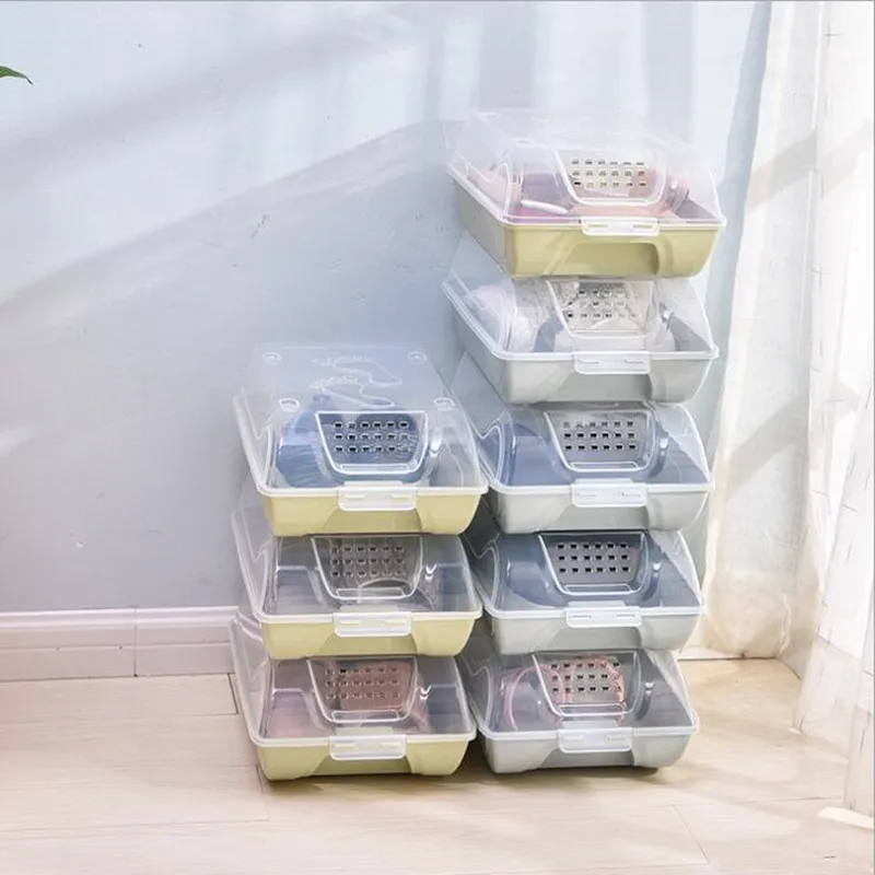 Multifunctional Storage box Thicken Transparent Plastic Stackable Storage Case Sundries Container Home Use Shoebox
Multifunctional Storage box Thicken Transparent Plastic Stackable Storage Case Sundries Container Home Use Shoebox