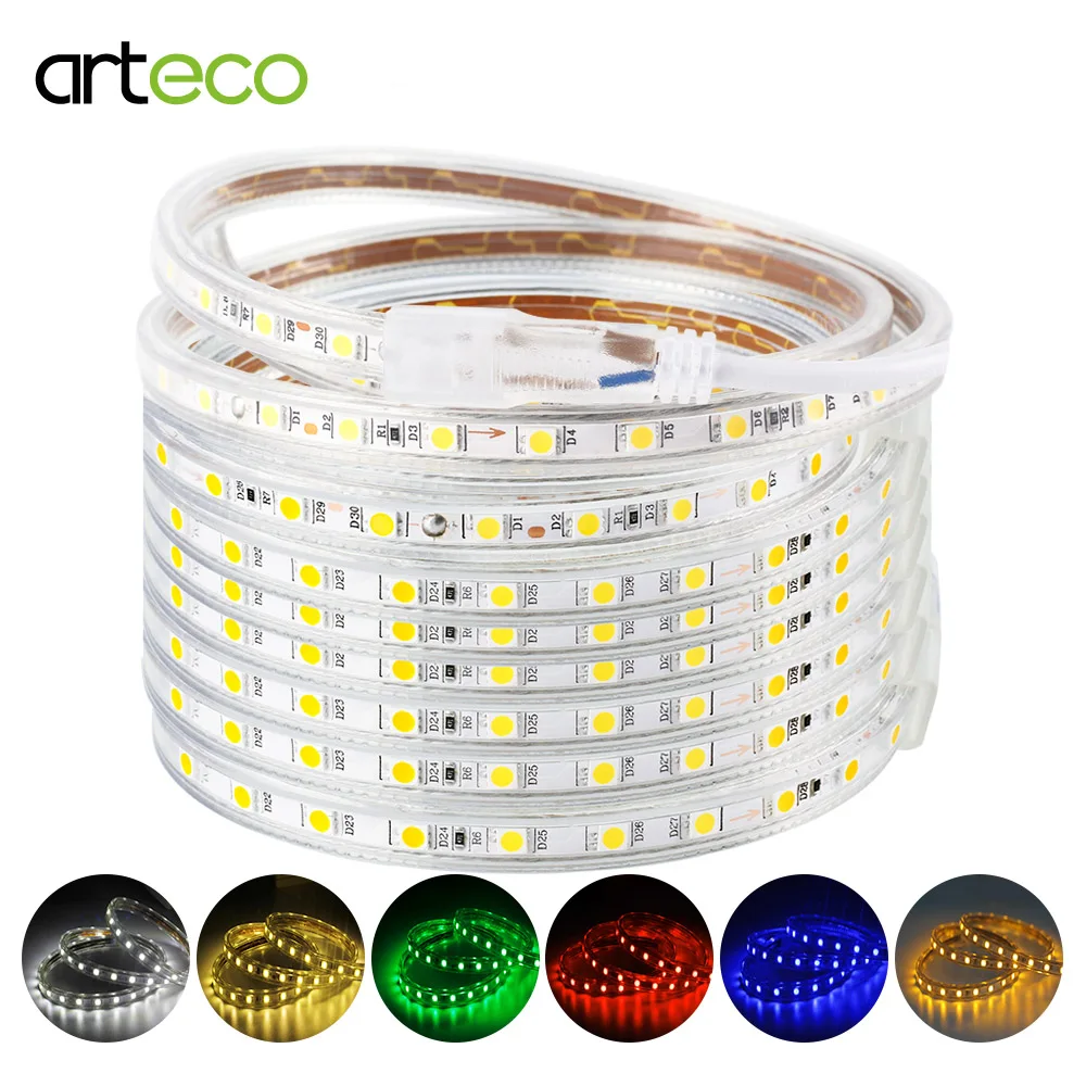50M 220V 60Leds/m Led Strip With EU Power Plug Waterproof Flexible Strip Light 5050 Led Tape For Outdoor Chain Decoration Light
50M 220V 60Leds/m Led Strip With EU Power Plug Waterproof Flexible Strip Light 5050 Led Tape For Outdoor Chain Decoration Light