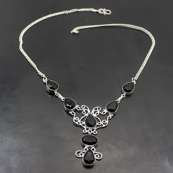 Hermosa Natural Charms Shiny BlueTopaz Silver Color Chain Pendant Necklace 16 inch A403
Hermosa Natural Charms Shiny BlueTopaz Silver Color Chain Pendant Necklace 16 inch A403