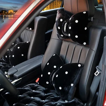 Winter Pearl Diamond Car Headrest Pillow Rhinestone Neck Pillow Seat Back Support Plush Cushion Lady Girl Auto Car Accessories
Winter Pearl Diamond Car Headrest Pillow Rhinestone Neck Pillow Seat Back Support Plush Cushion Lady Girl Auto Car Accessories
