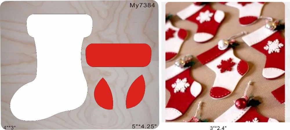 Christmas Stockings wood moulds die cut accessories wooden die Regola Acciaio Die Misura (MY )
Christmas Stockings wood moulds die cut accessories wooden die Regola Acciaio Die Misura (MY )