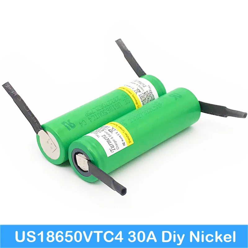 Original 18650 vtc4 3.7V 2100mAh Li-ion Battery 30A Discharge for US18650VTC4 Tools e-cigarette batteries+DIY Nickel sheets ma9
Original 18650 vtc4 3.7V 2100mAh Li-ion Battery 30A Discharge for US18650VTC4 Tools e-cigarette batteries+DIY Nickel sheets ma9
