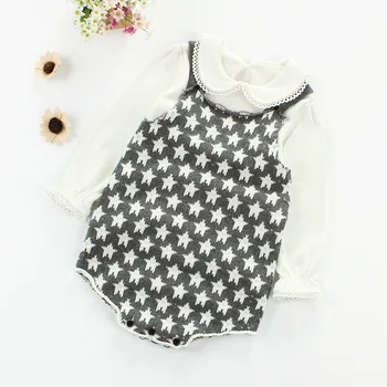 Bodysuit for Baby Girls Sleeveless White Star Knitted Newborn Jumpsuits Boys Coveralls Autumn Winter Infant Sunsuits Kids Wear
Bodysuit for Baby Girls Sleeveless White Star Knitted Newborn Jumpsuits Boys Coveralls Autumn Winter Infant Sunsuits Kids Wear