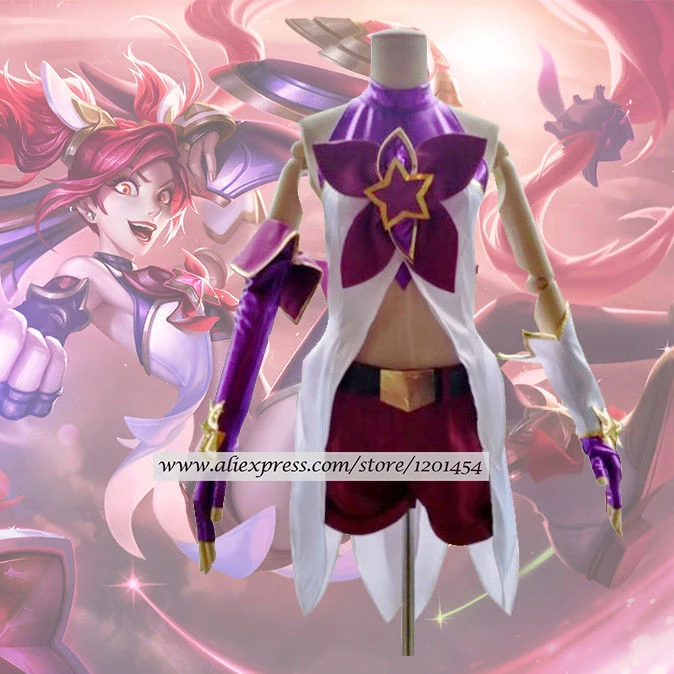 Lol Star Guardian Jinx Skins The Loose Cannon Cosplay Costume With Headwear Cosplay Costume Jinx Costumelol Cosplay Costumes Aliexpress