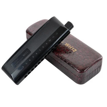 12 Hole Chromatic Harmonica WH12 Harp Professional musical instrument mouth organ semi-matte ABS cover
12 Hole Chromatic Harmonica WH12 Harp Professional musical instrument mouth organ semi-matte ABS cover