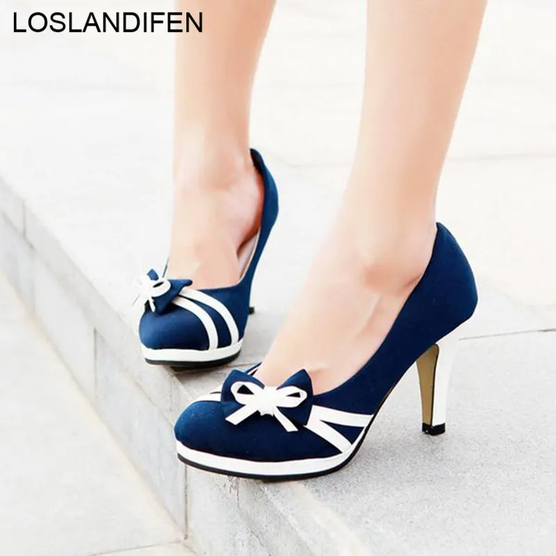 Sweet Women Pumps High Heels Pumps Shoes Pointed Toe Elegant Classic Pumps Stiletto Chaussures Femme Bow Ladies Shoes 8H0434
Sweet Women Pumps High Heels Pumps Shoes Pointed Toe Elegant Classic Pumps Stiletto Chaussures Femme Bow Ladies Shoes 8H0434