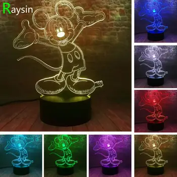 Luminous Baby Mickey 3D Illusion LED Nightlight Colorful Flashing Light Mickey Mouse Anime Figure Toys Party Supplier Child Gift
Luminous Baby Mickey 3D Illusion LED Nightlight Colorful Flashing Light Mickey Mouse Anime Figure Toys Party Supplier Child Gift