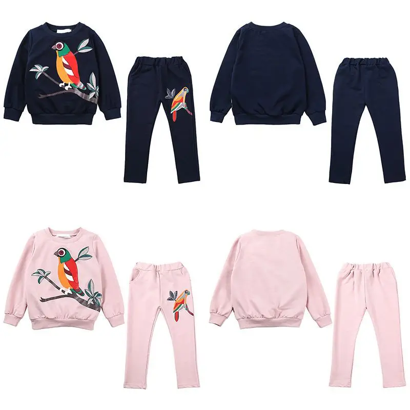 2019 Baby Girl Clothes Baby Clothing Set Autumn Casual Long Sleeve Cartoon Bird Print Sweatshirt Tops+Pants 2pcs Baby Clothes
2019 Baby Girl Clothes Baby Clothing Set Autumn Casual Long Sleeve Cartoon Bird Print Sweatshirt Tops+Pants 2pcs Baby Clothes