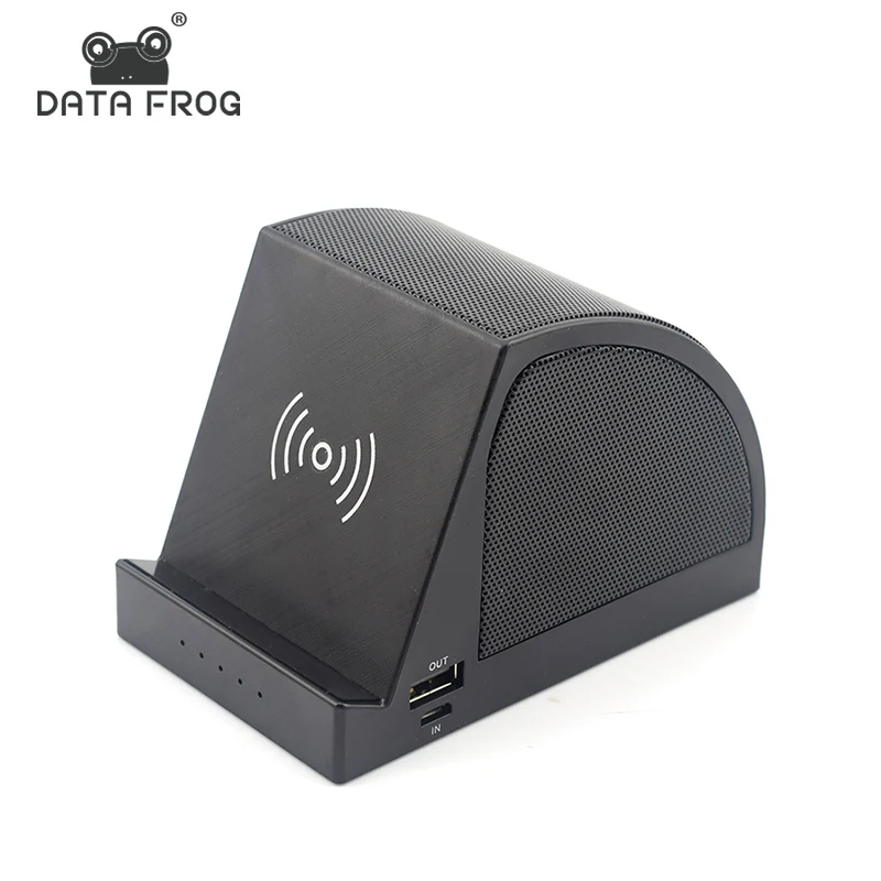 DATA FROG Portable Bluetooth Speaker Stereo Bass Wireless Charging Stand Power bank for smartphone Loudspeaker Outdoor Speaker
DATA FROG Portable Bluetooth Speaker Stereo Bass Wireless Charging Stand Power bank for smartphone Loudspeaker Outdoor Speaker