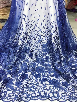2019 New style French net lace fabric 3D flower African tulle mesh lace fabric high quality african Golden lace fabric Blue
2019 New style French net lace fabric 3D flower African tulle mesh lace fabric high quality african Golden lace fabric Blue