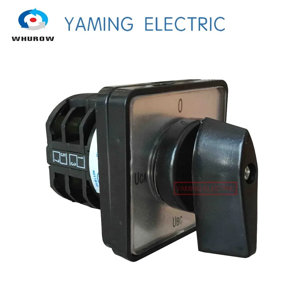 Yamin electric LW8-10YH2/2 10A 380V Universal Combination Cam Switch Panel Mount 4 position Voltage convert silver contact
Yamin electric LW8-10YH2/2 10A 380V Universal Combination Cam Switch Panel Mount 4 position Voltage convert silver contact
