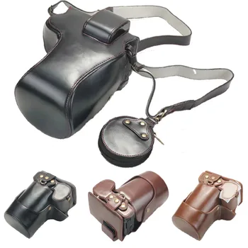 New Luxury PU Leather Camera Bag Case For Canon EOS R 24-105mm Lens Battery Openning Bottom Cover With Shoulderd Strap
New Luxury PU Leather Camera Bag Case For Canon EOS R 24-105mm Lens Battery Openning Bottom Cover With Shoulderd Strap