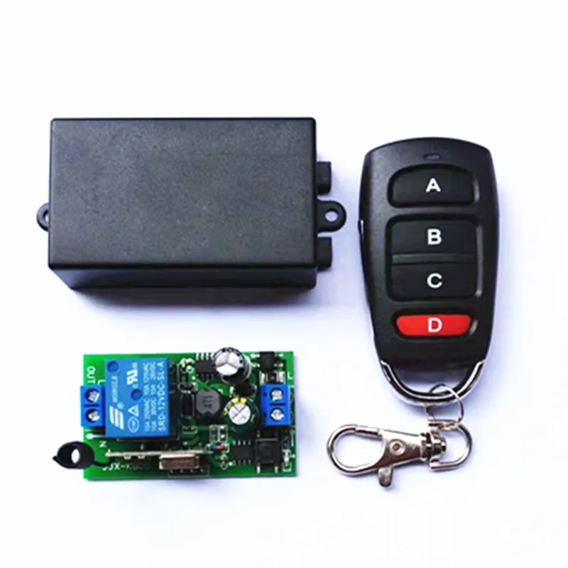 433Mhz Universal Wireless Remote Control Switch AC 85V 220V 1 Channel Relay Receiver Module and RF 433 Mhz Remote Control
433Mhz Universal Wireless Remote Control Switch AC 85V 220V 1 Channel Relay Receiver Module and RF 433 Mhz Remote Control
