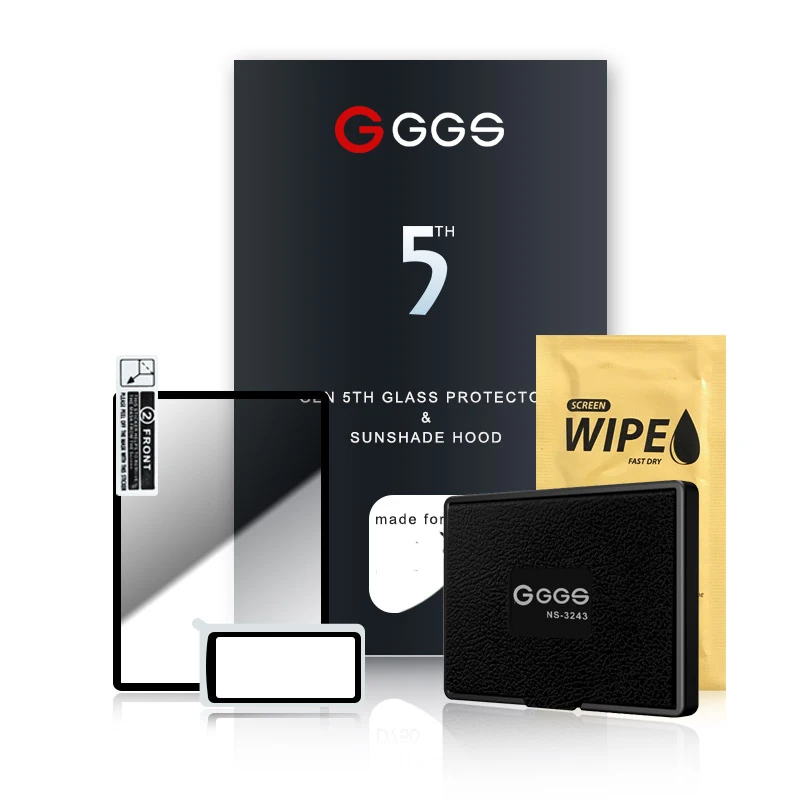 GGS 5th 6D Mark II 5D4 5D3 5DS 7DII 77D 700D 750D 800D 70D 80D Glass Screen Protector and Sunshade Hood
GGS 5th 6D Mark II 5D4 5D3 5DS 7DII 77D 700D 750D 800D 70D 80D Glass Screen Protector and Sunshade Hood