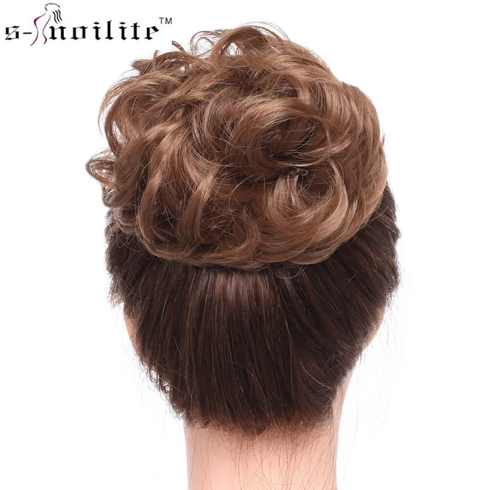 S-noilite Synthetic Hair Chignons Elastic Scrunchie Hair Extensions Ribbon Ponytail Hair Clip Bundles Hairpieces Donut Buns
S-noilite Synthetic Hair Chignons Elastic Scrunchie Hair Extensions Ribbon Ponytail Hair Clip Bundles Hairpieces Donut Buns