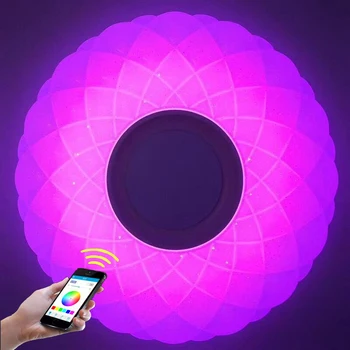 Smart Home LED APP Mount Ceiling Lights Dimmable 24W Home Lighting with Bluetooth Music Speaker plafondlamp luces led decoracion
Smart Home LED APP Mount Ceiling Lights Dimmable 24W Home Lighting with Bluetooth Music Speaker plafondlamp luces led decoracion