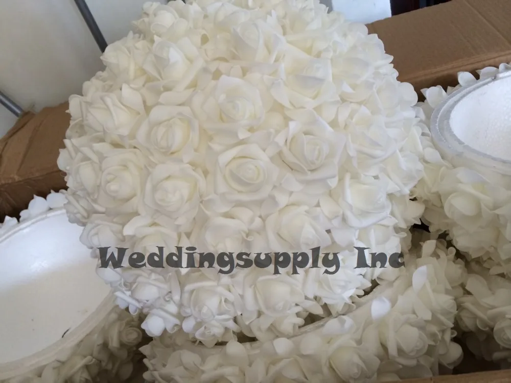 Foam Flower Ball 38cm Caliber Fake Flower Ball in White Color Artificial Rose Ball Wedding Decoration
Foam Flower Ball 38cm Caliber Fake Flower Ball in White Color Artificial Rose Ball Wedding Decoration
