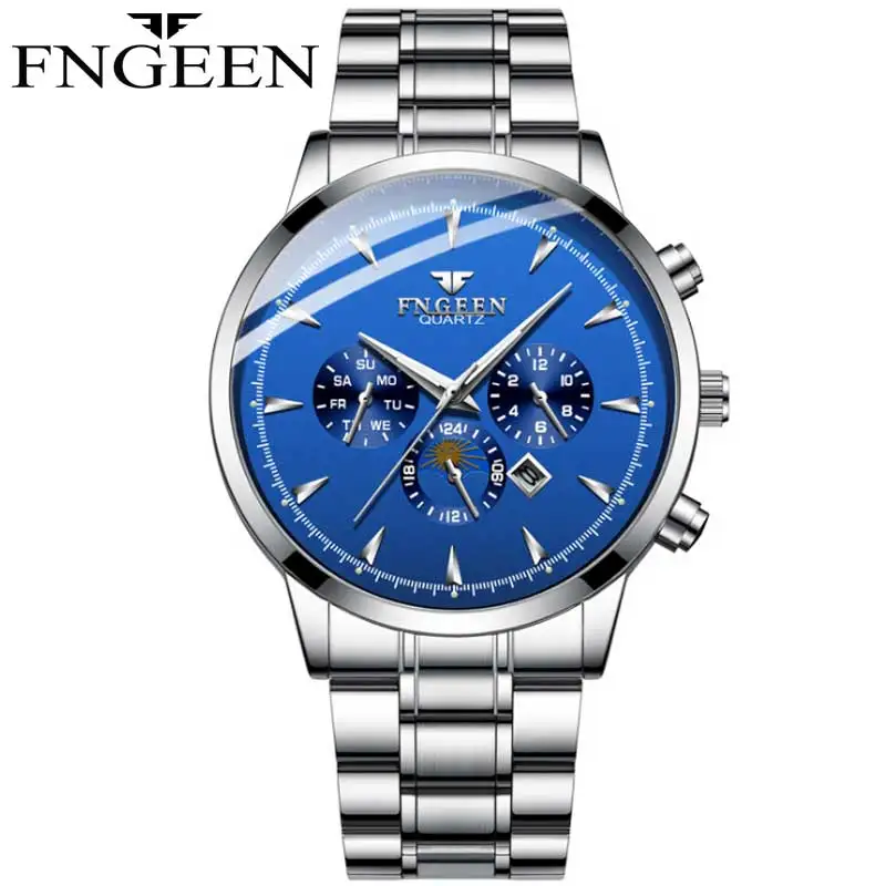 FNGEEN Sports Date Mens Watches Top Brand Luxury Waterproof Sport Watch Men Dial Quartz Watch Casual Relogio Masculino
FNGEEN Sports Date Mens Watches Top Brand Luxury Waterproof Sport Watch Men Dial Quartz Watch Casual Relogio Masculino