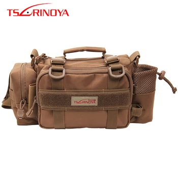 35*14*16.5cm TSURINOYA Multi-function Fishing Bag 2000D Nylon Outdoor Waist Fishing Tackle Bag Bolsa De Pesca Vissen
35*14*16.5cm TSURINOYA Multi-function Fishing Bag 2000D Nylon Outdoor Waist Fishing Tackle Bag Bolsa De Pesca Vissen