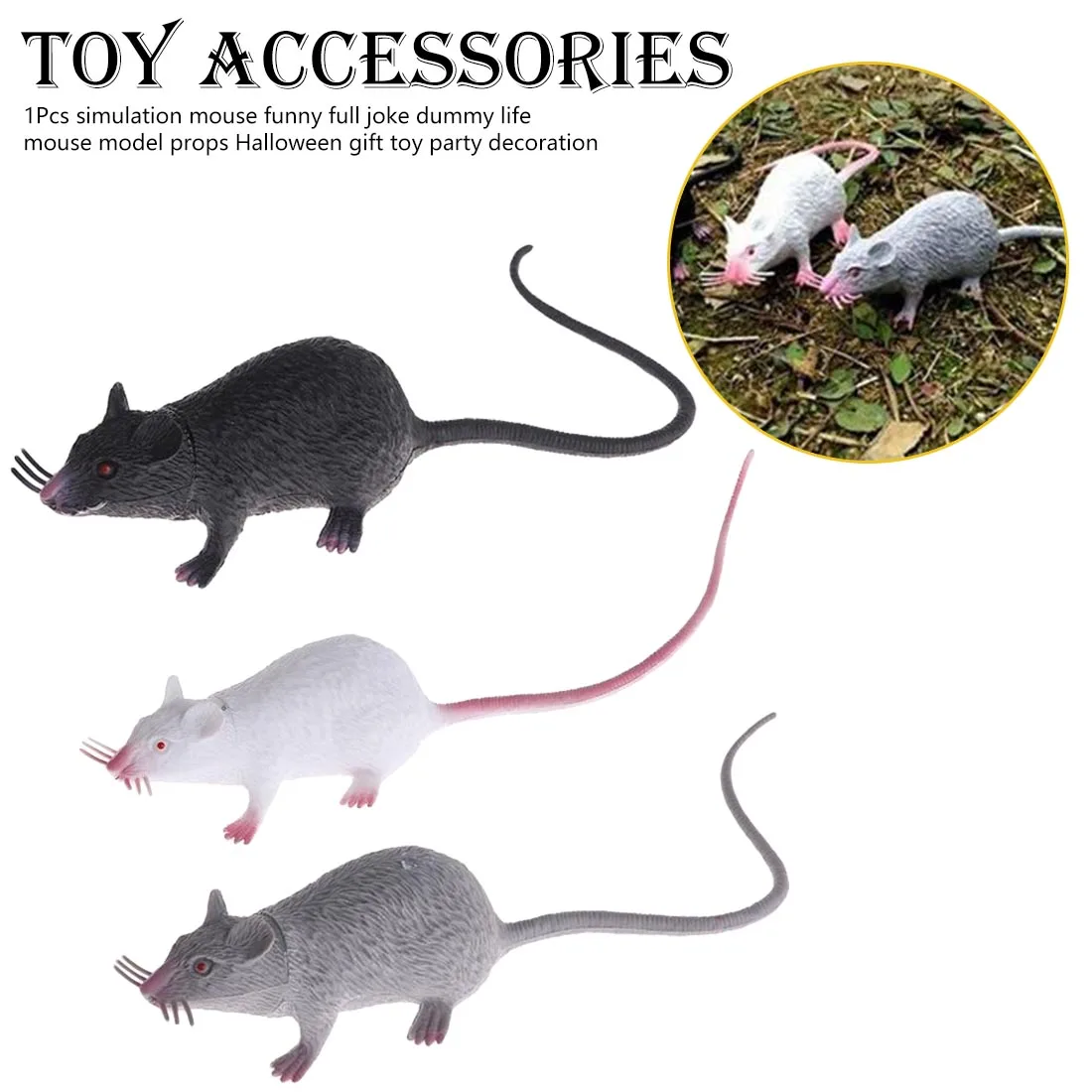 1PC Christmas Joke Fake Lifelike Mouse Model Prop Halloween Gift Toy Party Decor Jokes Simulation Toys Gifts For Children
1PC Christmas Joke Fake Lifelike Mouse Model Prop Halloween Gift Toy Party Decor Jokes Simulation Toys Gifts For Children