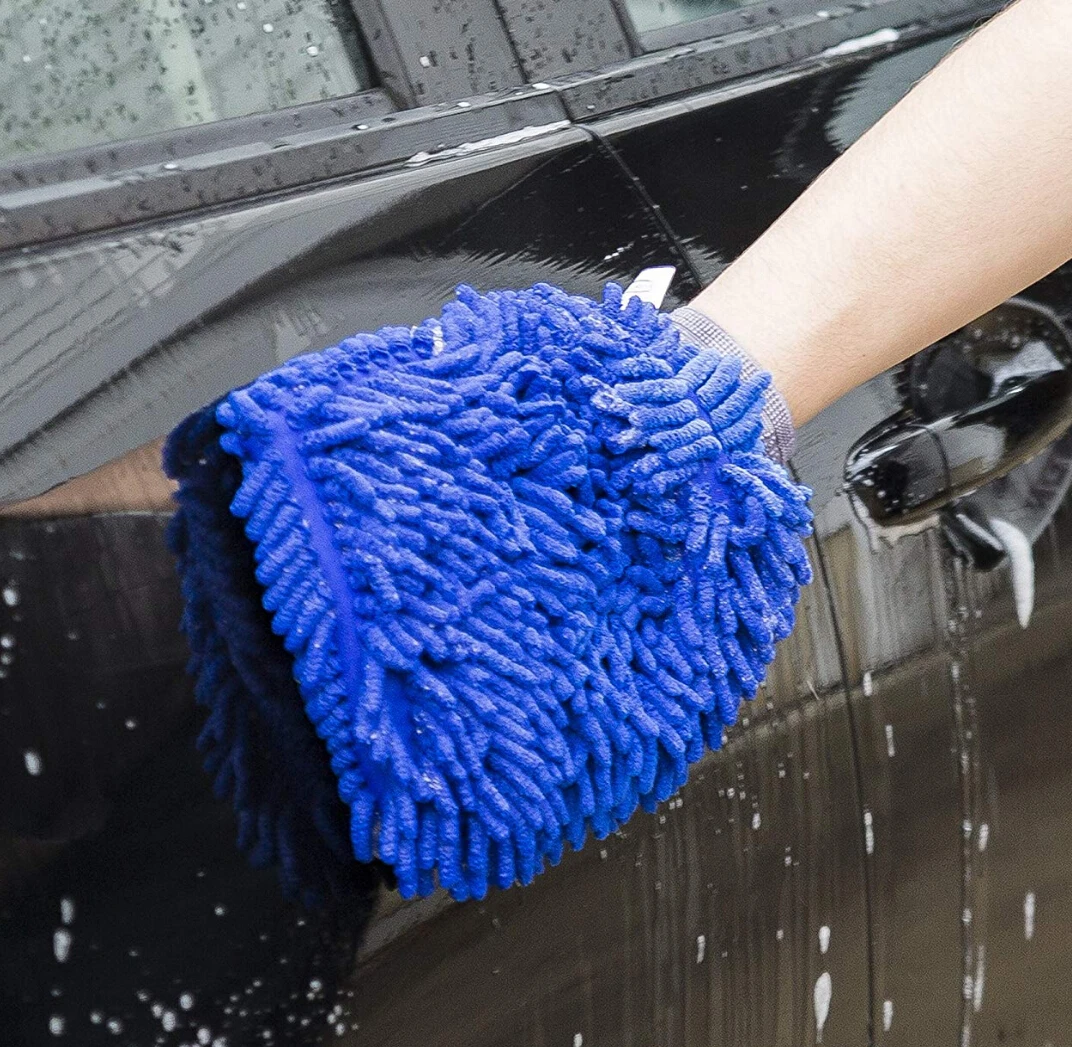 Фото 2019 супер перчатка для мытья машины автомобиля ручной мягкий Полотенца губка
