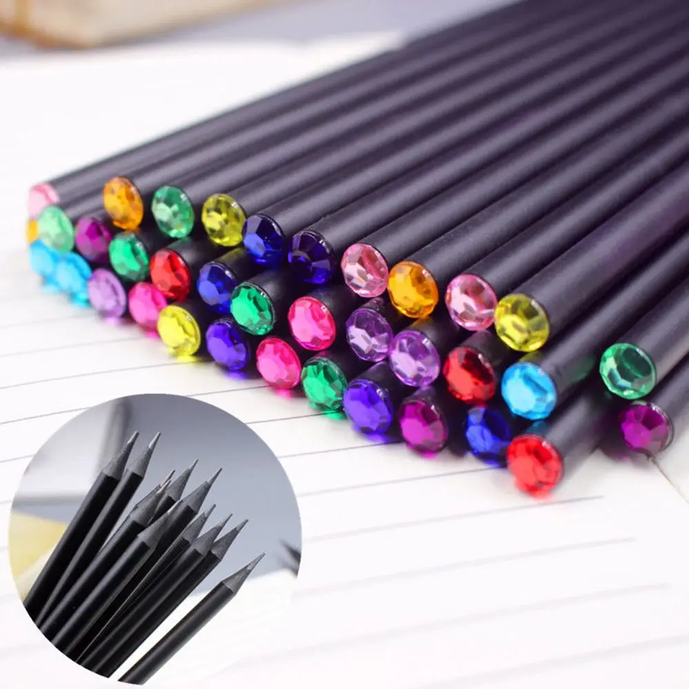 12pcs/Lot Diamond Color Black Lead Pencil Stationery Drawing Writing Tools School Office Supplies dropshipping
12pcs/Lot Diamond Color Black Lead Pencil Stationery Drawing Writing Tools School Office Supplies dropshipping