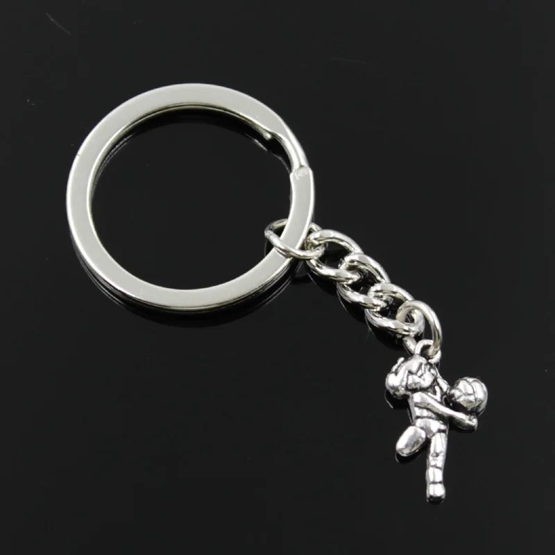 new fashion men 30mm keychain DIY metal holder chain vintage volleyball palyer 20x12mm silver pendant Gift
new fashion men 30mm keychain DIY metal holder chain vintage volleyball palyer 20x12mm silver pendant Gift