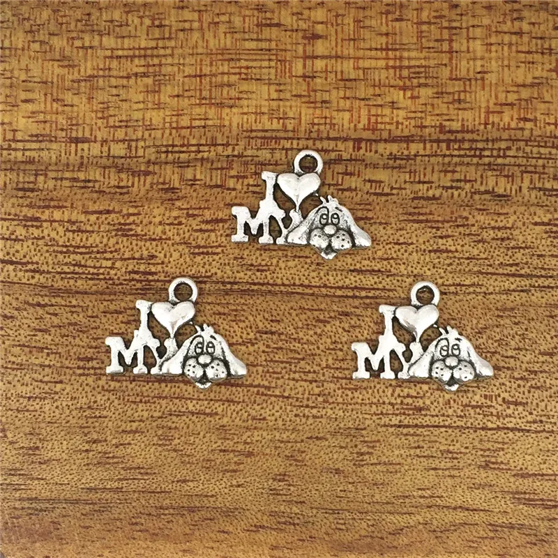 20pcs Charms I love my dog 18*14mm Antique Making pendant fit,Vintage Tibetan Silver,DIY bracelet necklace
20pcs Charms I love my dog 18*14mm Antique Making pendant fit,Vintage Tibetan Silver,DIY bracelet necklace