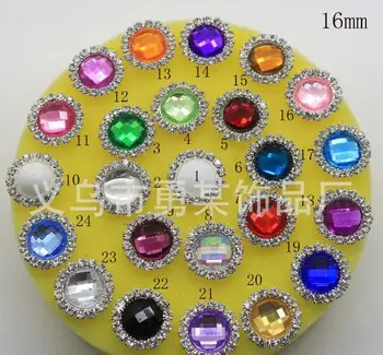 Free Shipping!100pcs/lot 16MM 24color metal rhinestone button acrylic stone center wedding hair bow garment DIY accessory
Free Shipping!100pcs/lot 16MM 24color metal rhinestone button acrylic stone center wedding hair bow garment DIY accessory