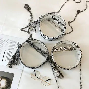 Fashion Women Cute Purse PU Leather PVC Pachwork Chain Shoulder Bags Handbag Tote Messenger Satchel Bags Crossbody Circular Bag
Fashion Women Cute Purse PU Leather PVC Pachwork Chain Shoulder Bags Handbag Tote Messenger Satchel Bags Crossbody Circular Bag