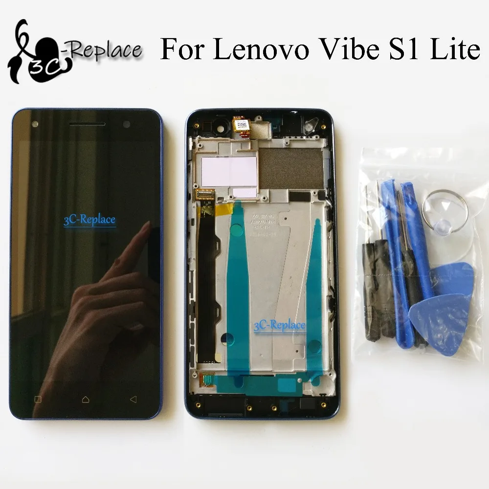 Original White/Black 5.0 inch For Lenovo VIBE S1 Lite S1La40 LCD Display Touch Screen Digitizer Assembly With Frame Free Tools
Original White/Black 5.0 inch For Lenovo VIBE S1 Lite S1La40 LCD Display Touch Screen Digitizer Assembly With Frame Free Tools
