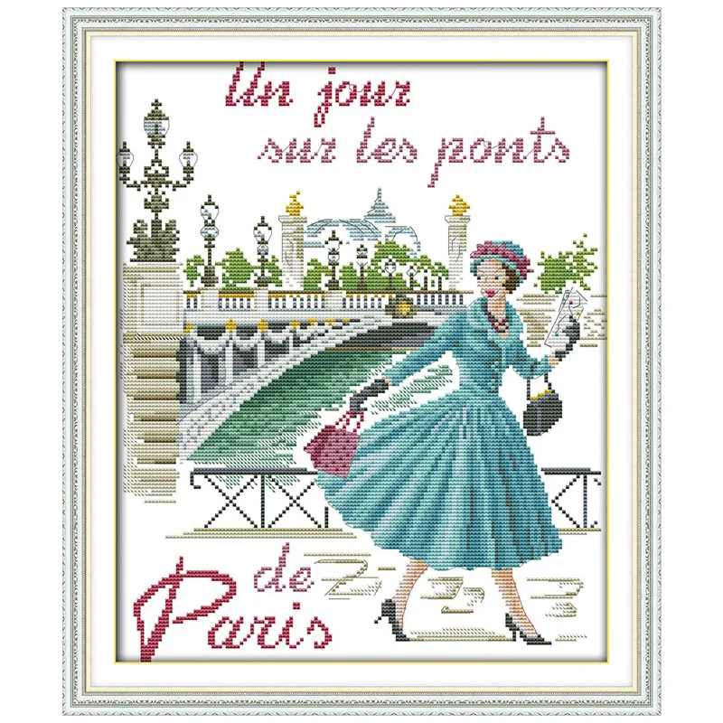 The Blue Skirt Girl Patterns Counted Cross Stitch 11CT 14CT Cross Stitch Sets Chinese Cross-stitch Kits Embroidery Needlework
The Blue Skirt Girl Patterns Counted Cross Stitch 11CT 14CT Cross Stitch Sets Chinese Cross-stitch Kits Embroidery Needlework