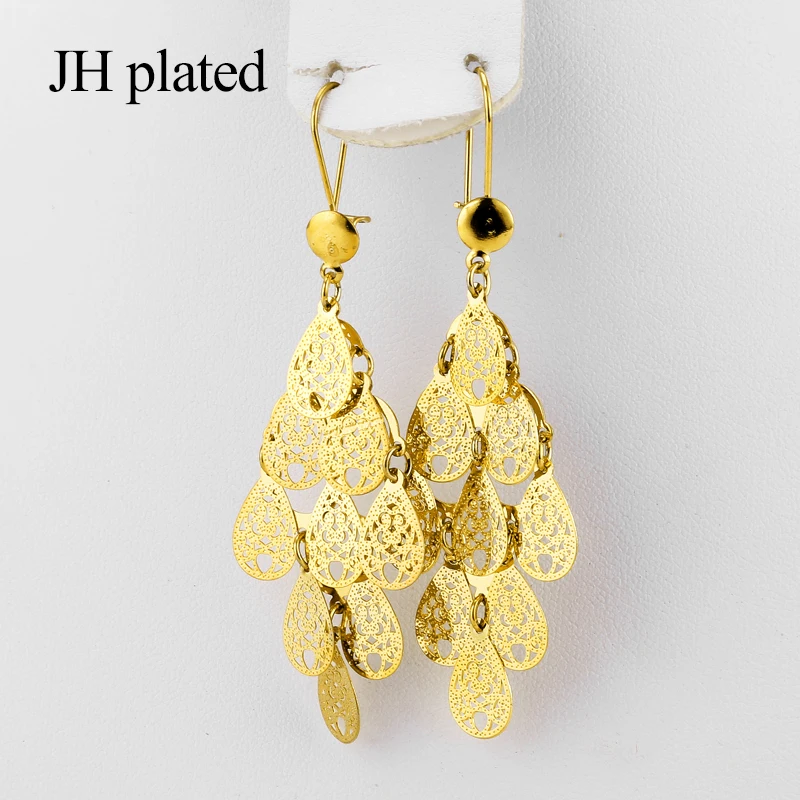 JHplated Drop Earrings Long Women Gold Color Earrings Tassel Wedding Fashion Jewelry Earring Party Gifts
JHplated Drop Earrings Long Women Gold Color Earrings Tassel Wedding Fashion Jewelry Earring Party Gifts