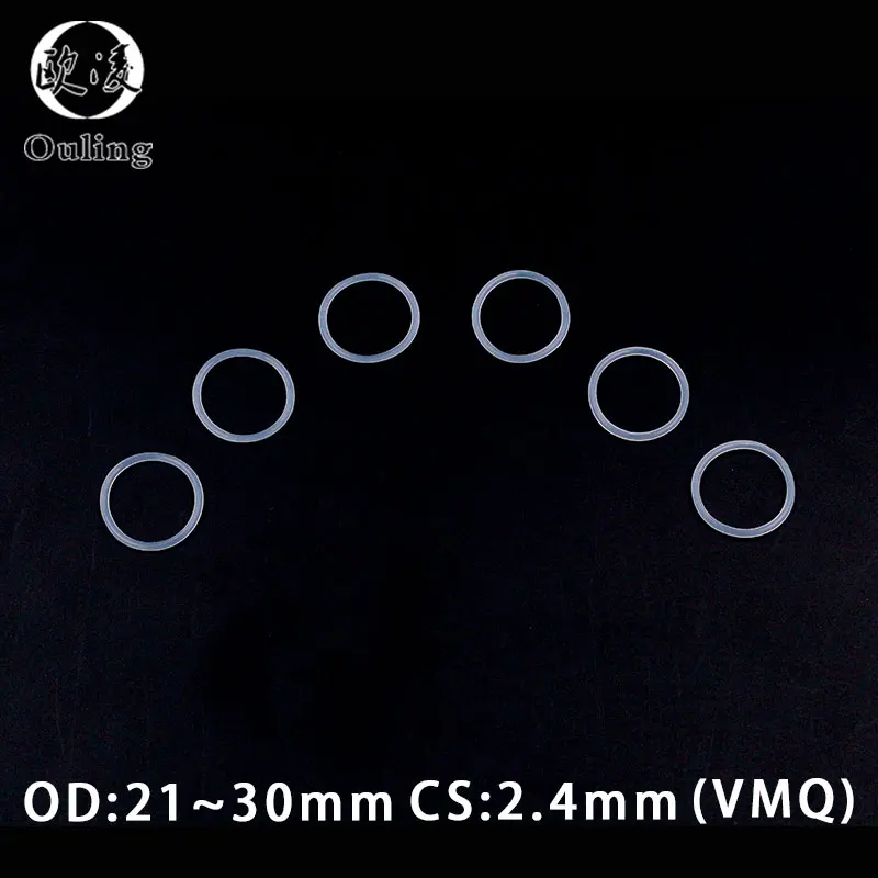 5PCS/lot Silicon Ring Silicone/VMQ O ring 2.4mm Thickness OD21/22/23/24/25/26/27/28/29/30mm Rubber O Ring Seal Gasket Washer
5PCS/lot Silicon Ring Silicone/VMQ O ring 2.4mm Thickness OD21/22/23/24/25/26/27/28/29/30mm Rubber O Ring Seal Gasket Washer