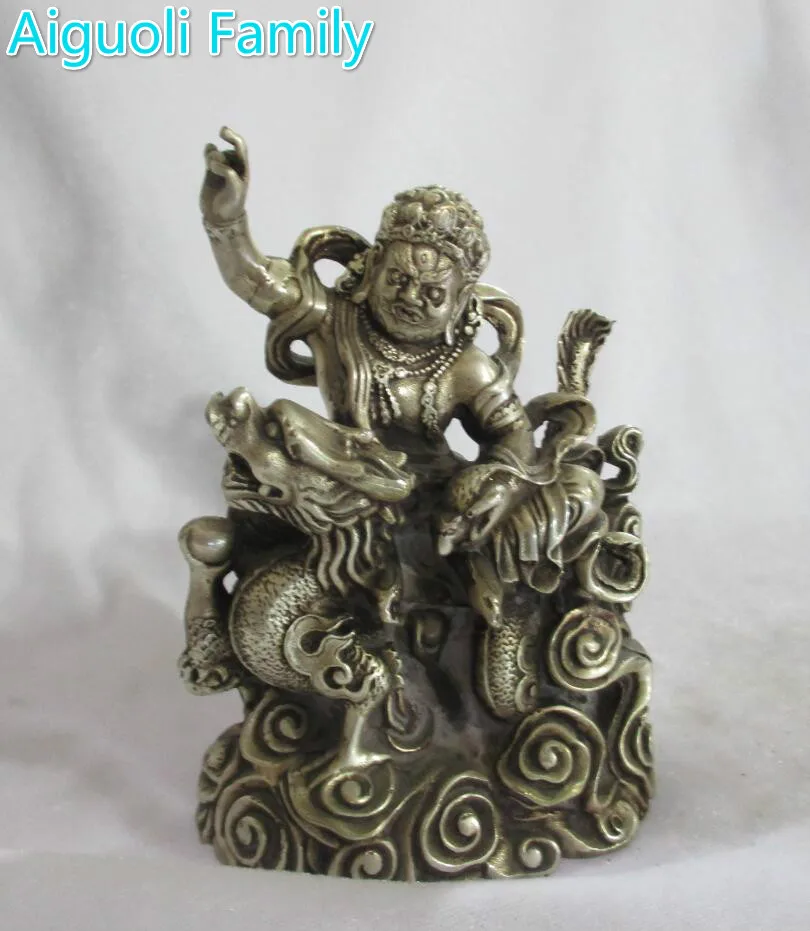 Collectible Decorated Old Handwork Tibet Silver Carved Statue/ Buddhism Sculpture 008
Collectible Decorated Old Handwork Tibet Silver Carved Statue/ Buddhism Sculpture 008