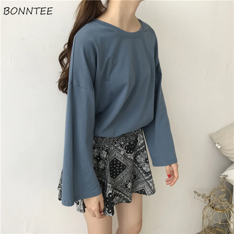 T-shirts Women Various Color All-match Korean Style Trendy Solid Harajuku Loose Soft Ladies Simple Womens Retro Casual Students
T-shirts Women Various Color All-match Korean Style Trendy Solid Harajuku Loose Soft Ladies Simple Womens Retro Casual Students