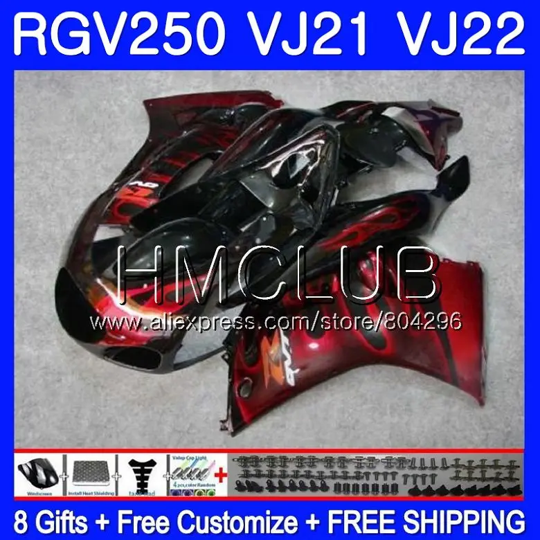 Bodys For SUZUKI VJ21 RGV250 88 89 90 91 92 93 37HM.17 RGV-250 VJ22 RGV 250 1988 1989 1990 1991 1992 1993 Fairings Red flames
Bodys For SUZUKI VJ21 RGV250 88 89 90 91 92 93 37HM.17 RGV-250 VJ22 RGV 250 1988 1989 1990 1991 1992 1993 Fairings Red flames