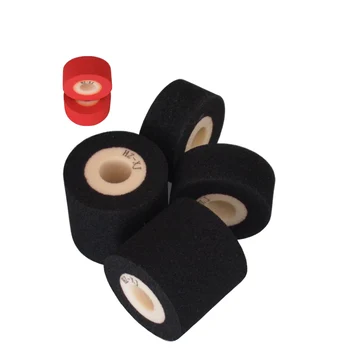 Black Diameter 36mm Height 40mm rollers for printing machine for continuous band sealer
Black Diameter 36mm Height 40mm rollers for printing machine for continuous band sealer