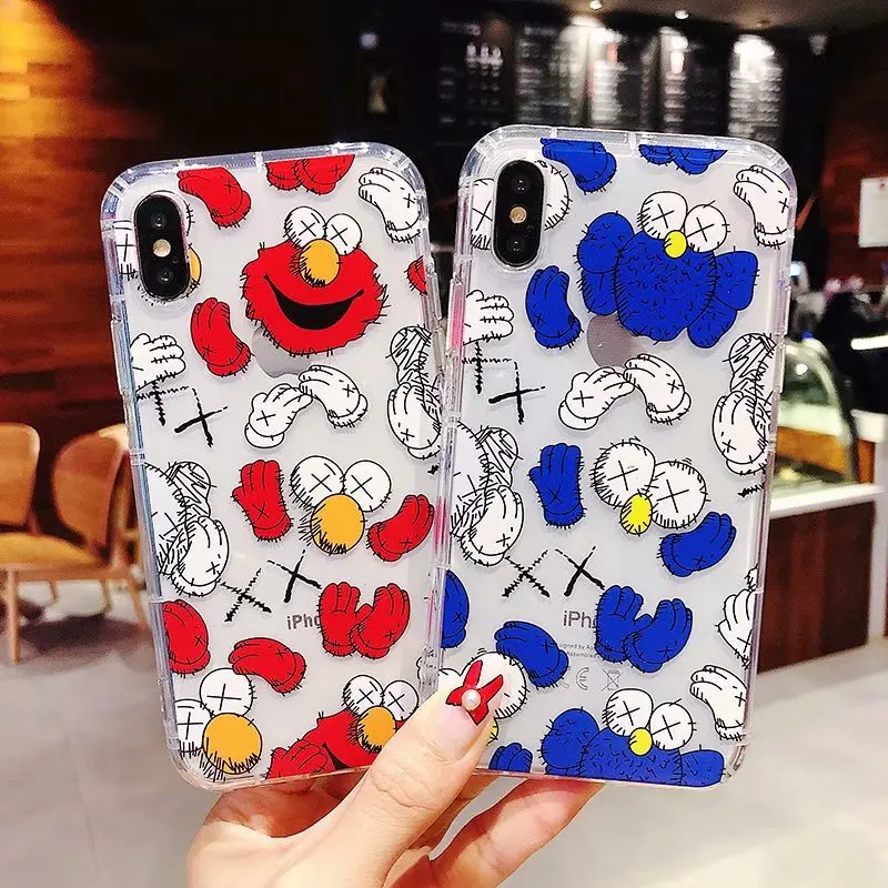 Phone Case For iPhone 7 8 Plus 6 6s Plus X XS Sesame Street Pattern Air Cushion Soft Silicone Back Cover for iphone XR XS Max 
Phone Case For iPhone 7 8 Plus 6 6s Plus X XS Sesame Street Pattern Air Cushion Soft Silicone Back Cover for iphone XR XS Max