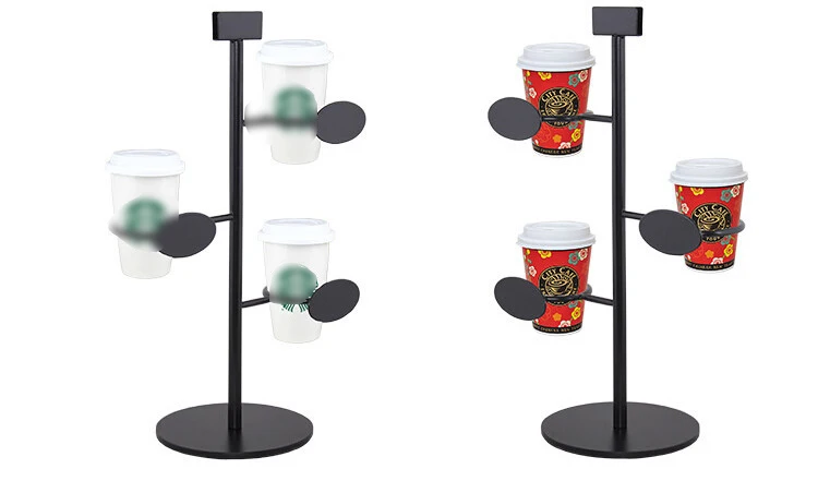 Stainless steel metal Coffee cup Milk cup display rack creative store cup holder showing desktop stand
Stainless steel metal Coffee cup Milk cup display rack creative store cup holder showing desktop stand