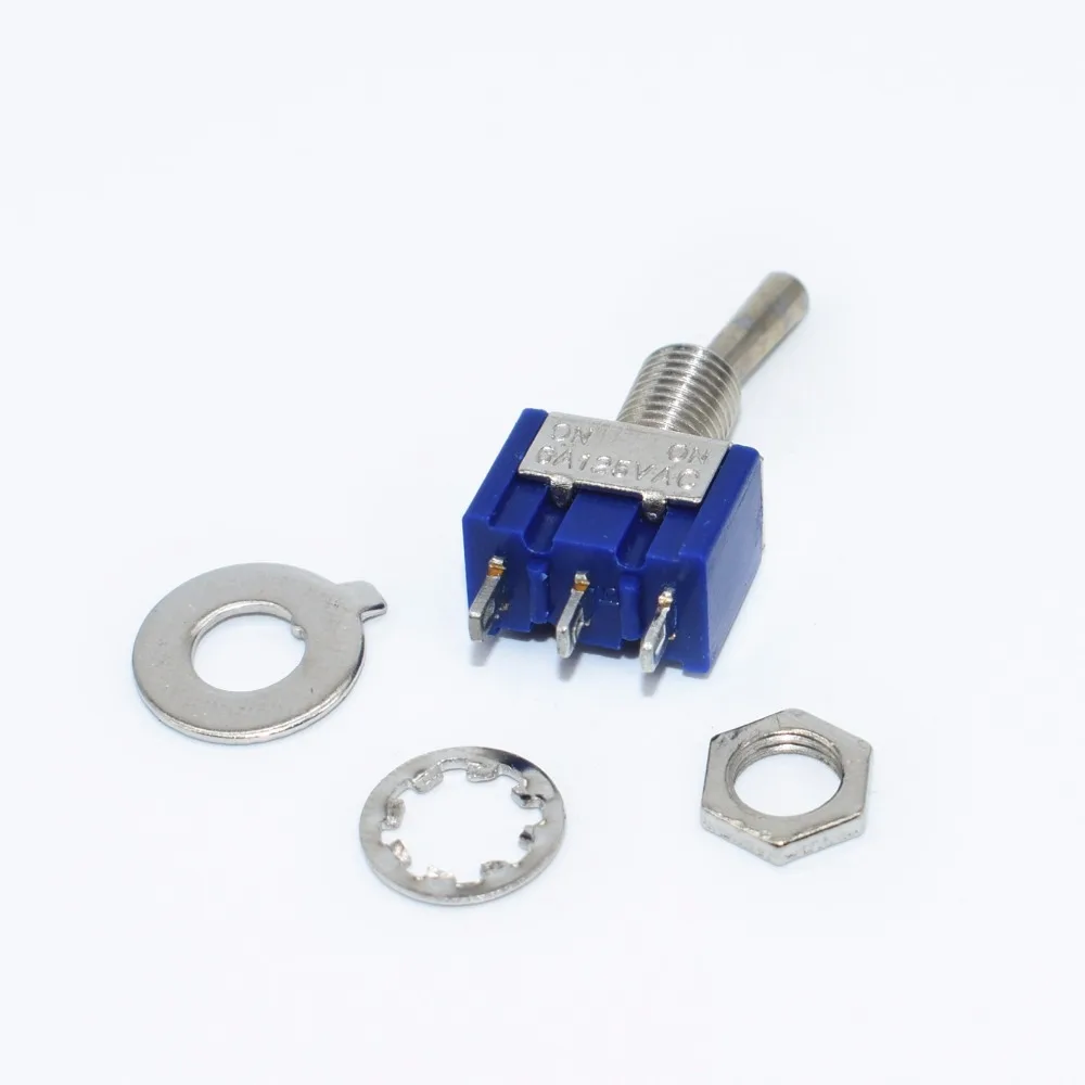 100pc/LOT Blue Mini MTS-102 3-Pin SPDT ON-ON 6A 125VAC Miniature Toggle Switches
100pc/LOT Blue Mini MTS-102 3-Pin SPDT ON-ON 6A 125VAC Miniature Toggle Switches