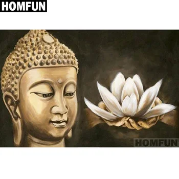 HOMFUN Full Square/Round Drill 5D DIY Diamond Painting "Buddha & Lotus" Embroidery Cross Stitch 5D Home Decor Gift A01133
HOMFUN Full Square/Round Drill 5D DIY Diamond Painting "Buddha & Lotus" Embroidery Cross Stitch 5D Home Decor Gift A01133
