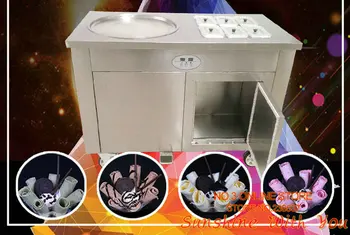 110v 220v round pan fried ice cream machine with refrigerated counter fry ice machine with cold Space 1200w r410a
110v 220v round pan fried ice cream machine with refrigerated counter fry ice machine with cold Space 1200w r410a