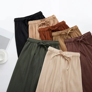 luckymily 2019 High Quality 100% Cotton Women Fashion Summer Elastic Waist High Waist Ankle-Length Pants Csaual Solid Color Pant
luckymily 2019 High Quality 100% Cotton Women Fashion Summer Elastic Waist High Waist Ankle-Length Pants Csaual Solid Color Pant