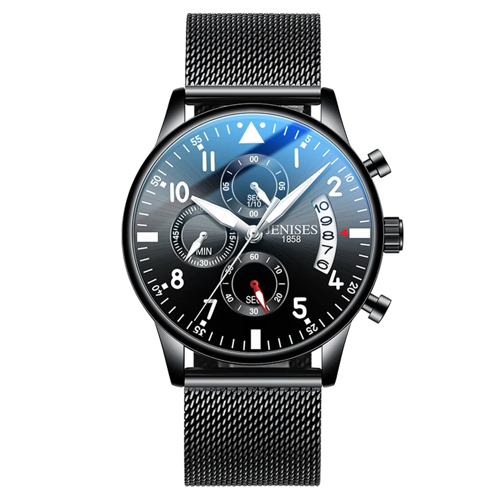 Jenises Quartz Wrist Watch for Men Watches 2019 Top Brand Fashion Clock Multi Functional Military Sports Watch Relogio Masculino
Jenises Quartz Wrist Watch for Men Watches 2019 Top Brand Fashion Clock Multi Functional Military Sports Watch Relogio Masculino