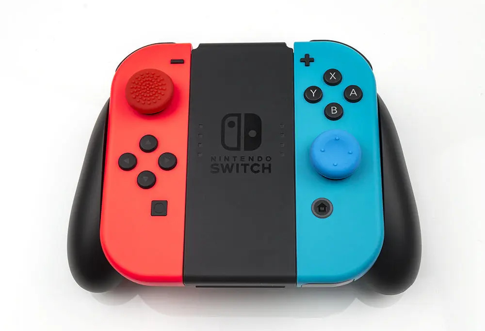Silicone Extended Thumb Stick Grip Button Cap Kit for Nintendo Switch Joy-Con Controller
Silicone Extended Thumb Stick Grip Button Cap Kit for Nintendo Switch Joy-Con Controller