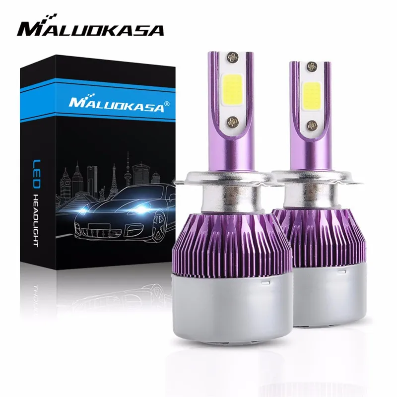 MALUOKASA 2PCs C6 LED Light Bulbs for Cars COB H4 H7 H11 9005/HB3 9006/HB4 9007 Hi-Lo Beam 6500K Auto Headlights LED Car Lights
MALUOKASA 2PCs C6 LED Light Bulbs for Cars COB H4 H7 H11 9005/HB3 9006/HB4 9007 Hi-Lo Beam 6500K Auto Headlights LED Car Lights