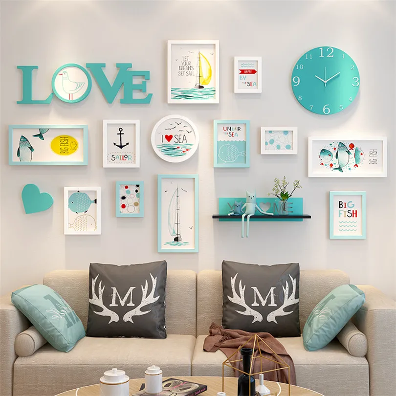 White Wood Color 12pcs Picture Frames+Clock+Shelf+Letters Creative Combination Photo Frame Set Wooden Frames Quadros De Parede
White Wood Color 12pcs Picture Frames+Clock+Shelf+Letters Creative Combination Photo Frame Set Wooden Frames Quadros De Parede