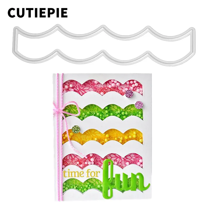Fashion Wave Design Metal Cutting Dies for Scrapbooking DIY Photo Album Embossing Folder Paper Card Making Decorative Template
Fashion Wave Design Metal Cutting Dies for Scrapbooking DIY Photo Album Embossing Folder Paper Card Making Decorative Template